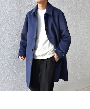 SHIPS any: ウォーム メルトン ステンカラー コート◆