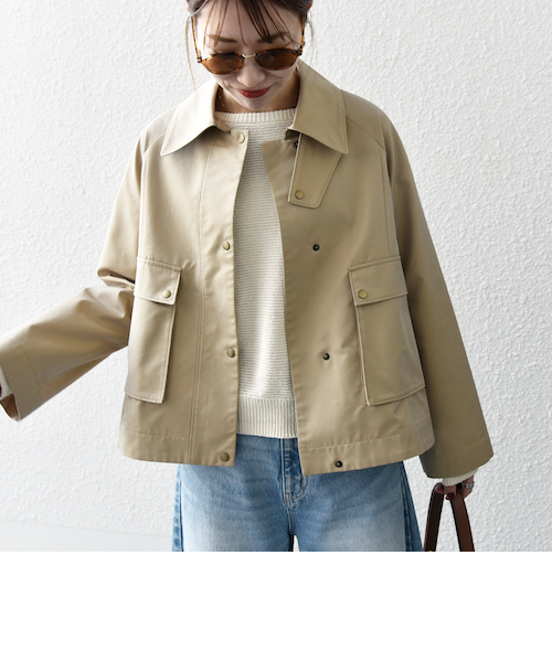 予約》SHIPS any:〈手洗い可能〉シャンブレー Aライン フレア ショート