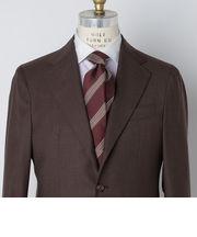 Puccini: シルク アムンゼン ストライプ ネクタイ