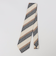 Puccini: シルク メランジ レジメンタル ネクタイ