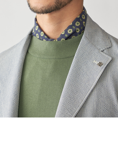 Puccini: コットン シルク ペイズリー スカーフ