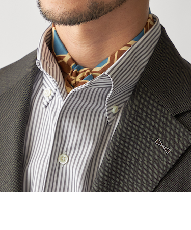 Puccini: コットン シルク ジオメトリック スカーフ