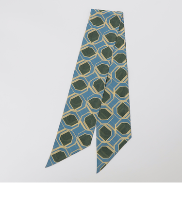 Puccini: コットン シルク ジオメトリック スカーフ