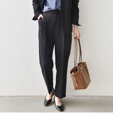 《予約》SHIPS Colors:〈手洗い可能〉2WAYストレッチ テーパード パンツ◆