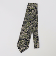 Holliday&Brown: シルク プリント ペイズリー ネクタイ