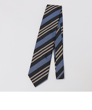 Holliday＆Brown: シルク コットン レジメンタル ネクタイ