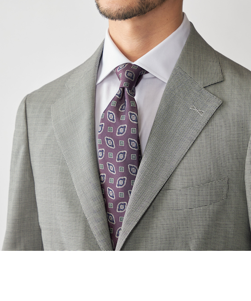 FRANCO BASSI: シルク コンビ コモン ネクタイ