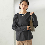 《予約》〈洗濯機可能〉オーガニックコットン ロング スリーブ TEE