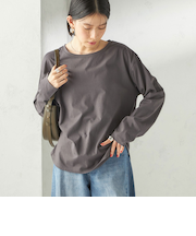 《予約》〈洗濯機可能〉オーガニックコットン ロング スリーブ TEE