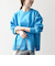 《予約》SHIPS any:〈手洗い可能〉サイドスリット クルーネック ルーズ プルオーバー