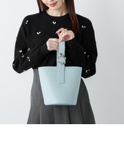 《予約》SHIPS Colors:ニュアンスバックル ミニ バケット◆