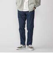 SHIPS: デニム ライク テーパード チノ