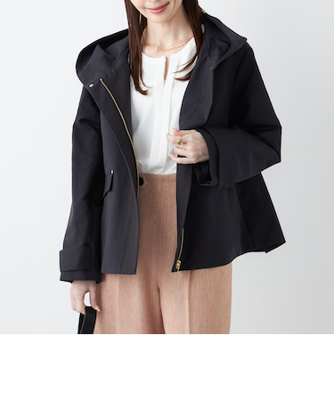 《予約》SHIPS Colors:〈手洗い可能〉フードカラー ショート コート◆