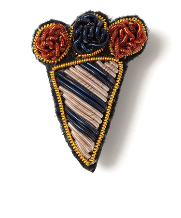 ANATHA:刺繍 ブローチ（モチーフ MIX）