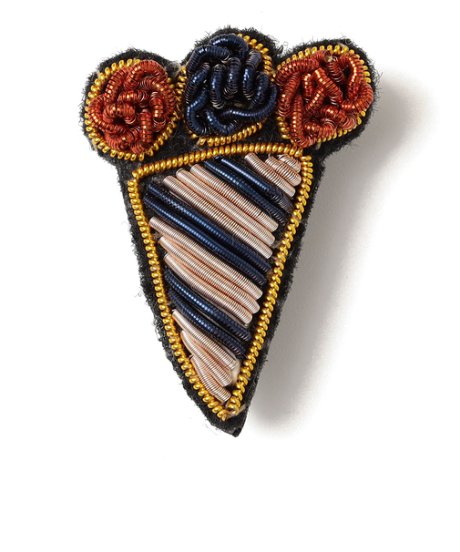 ANATHA:刺繍 ブローチ（モチーフ MIX）