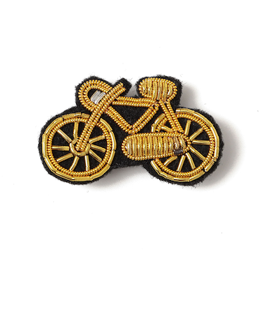 ANATHA:刺繍 ブローチ（ペナント・乗り物）