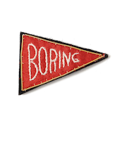 ANATHA:刺繍 ブローチ(ペナント・乗り物)