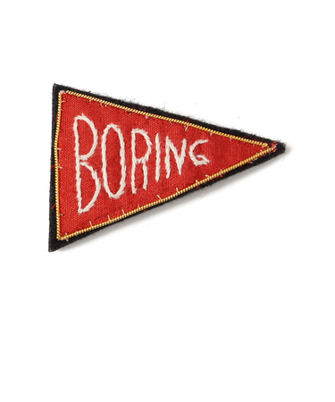 ANATHA:刺繍 ブローチ（ペナント・乗り物）