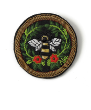 ANATHA:刺繍 ブローチ（エンブレム）