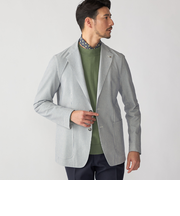 TAGLIATORE: ライト シアサッカー ストライプ ジャケット