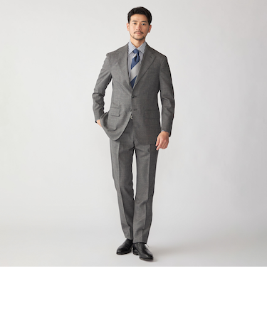 Valditaro: ウール ピンチェック スーツ