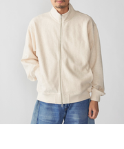 【SHIPS別注】Champion: リバースウィーブ スウェット スタンド ジップ カーディガン