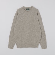 ALANPAINE: 〈手洗い可能〉5ゲージ サドル クルーネック ニット