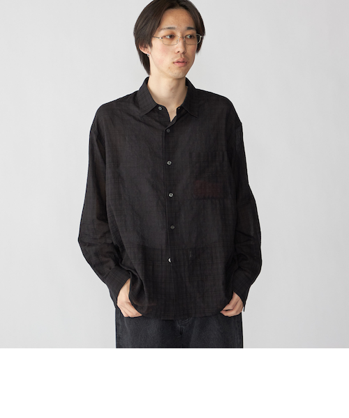 stein Oversized Layered Shirt(DARK NAVY) ssstein / シュタイン