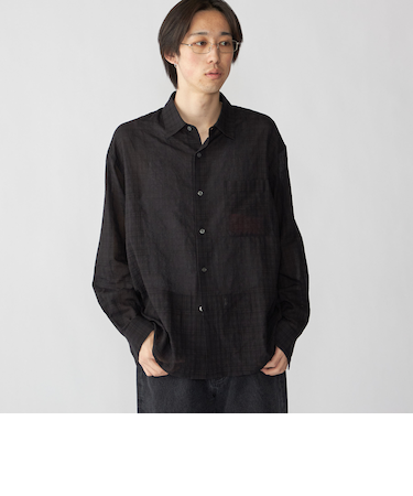 City Ambient Products: レギュラー ボイル チェック ロング スリーブ シャツ