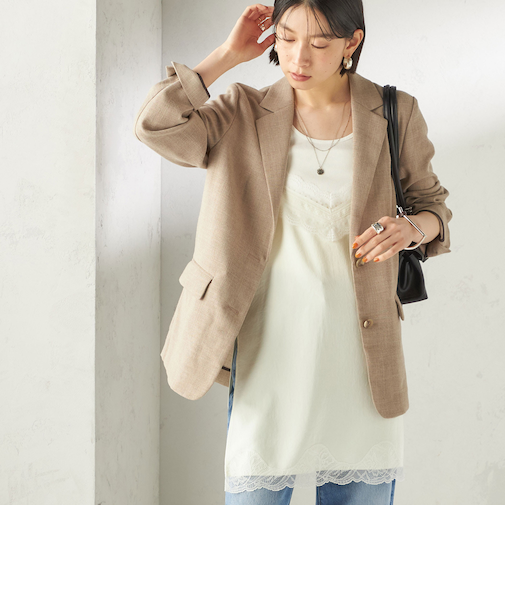 《予約》〈吸水速乾・手洗い可能〉麻調 ドンゴロス 2釦 ジャケット