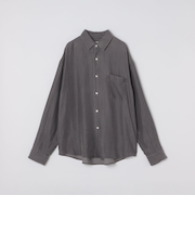 City Ambient Products: レギュラー ドレープ デニム ロング スリーブ シャツ