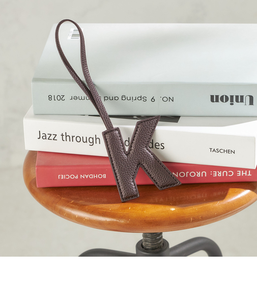 《予約》George Cinq:イニシャル チャーム（ブラウン）