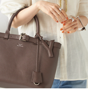 《予約》George Cinq:イニシャル チャーム（ブラウン）