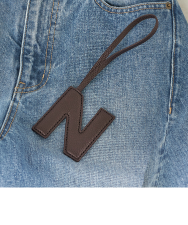 《予約》George Cinq:イニシャル チャーム（ブラウン）