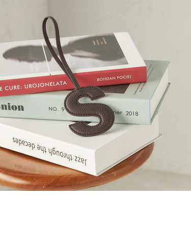 《予約》George Cinq:イニシャル チャーム（ブラウン）