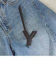 《予約》George Cinq:イニシャル チャーム(ブラック)