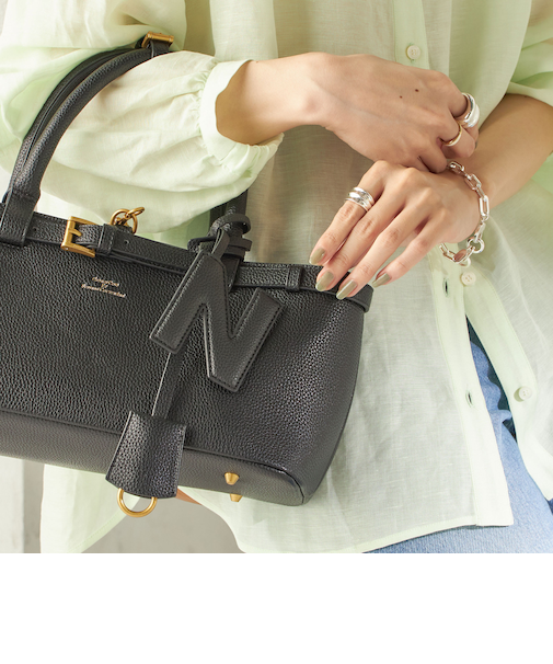 《予約》George Cinq:イニシャル チャーム（ブラック）