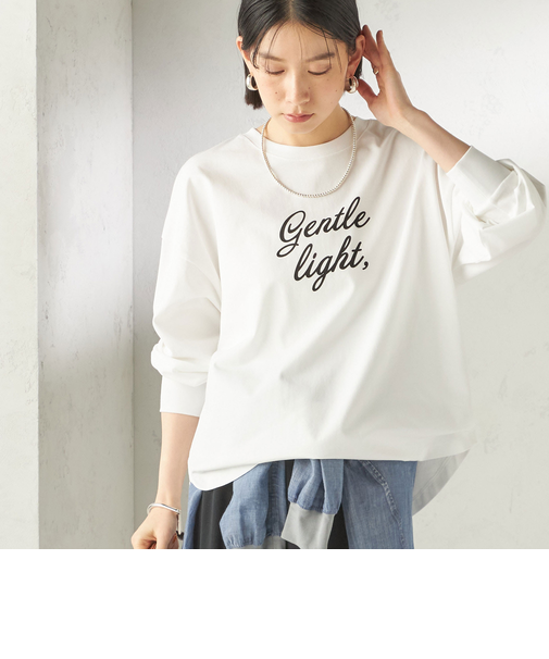 《予約》【SHIPS別注】81BRANCA: プリント ロングスリーブ TEE