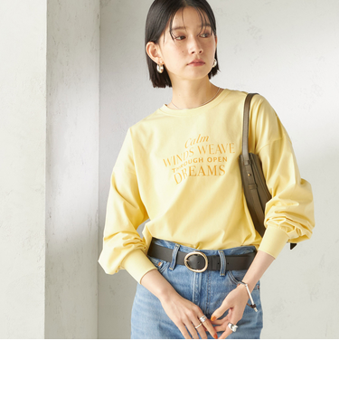 《予約》【SHIPS別注】81BRANCA: プリント ロングスリーブ TEE