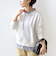 《予約》【WEB限定】〈手洗い可能〉ブラウス コンビ スウェット プルオーバー