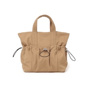 《新色・一部追加予約》SHIPS Colors:ナイロン ギャザー ミニ トートバッグ◇