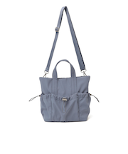 《予約》SHIPS Colors:ナイロン ギャザー ミニ トートバッグ◆