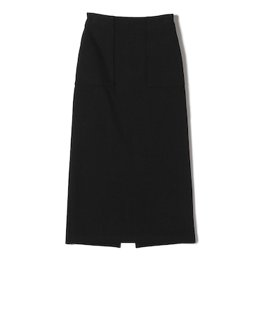 《予約》SHIPS Colors:〈手洗い可能〉リブ ダンボール タイト スカート◆