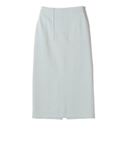 《予約》SHIPS Colors:〈手洗い可能〉リブ ダンボール タイト スカート◆