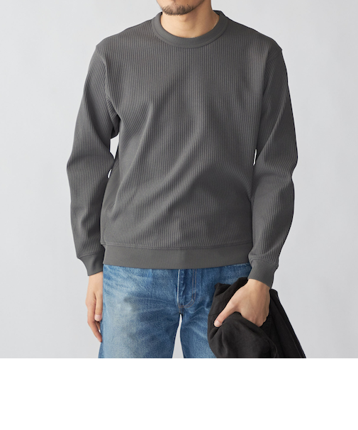 SHIPS:  〈軽量/UVカット〉SPEEDRY(R) ワッフル ロングスリーブ