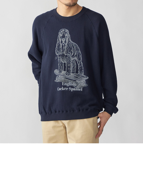SHIPS: ドッグ プリント スウェット ロングスリーブ｜シップスの通販