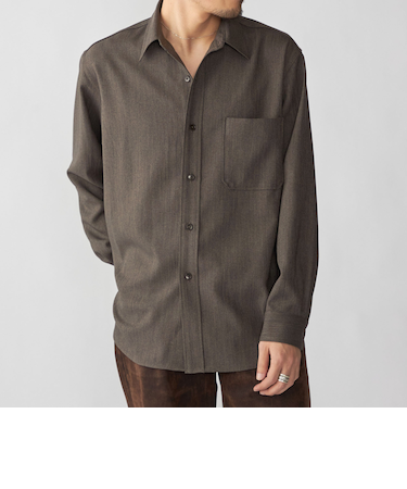 SHIPS: ハイブリッド ツイル シャツ アウター