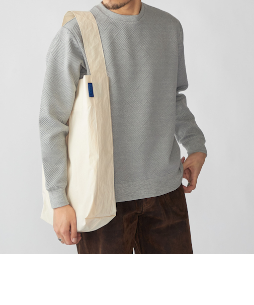 SHIPS: 膨れジャカード ロングスリーブ