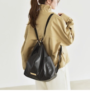 《予約》quaranciel: 3way ポケット ジップ トート(A4対応)