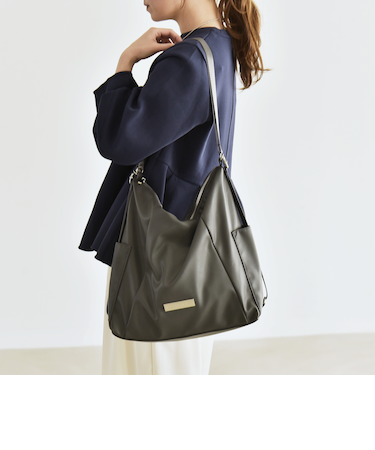 《予約》quaranciel: 3way ポケット ジップ トート（A4対応）